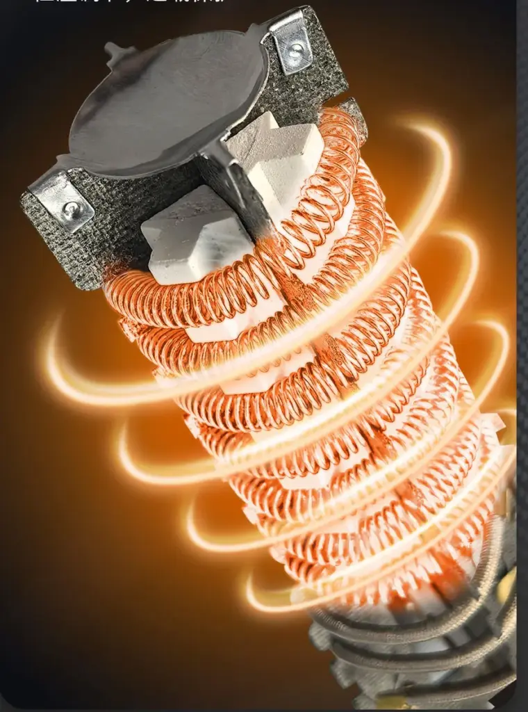 1600W pure output industrial heat gun ceramic heating core