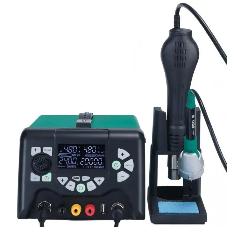 BG Thermal 3-in-1 hot air rework station and soldering iron with digital display