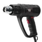 Side profile of the BG Thermal 2000W industrial heat gun with ergonomic handle and stainless steel nozzle
