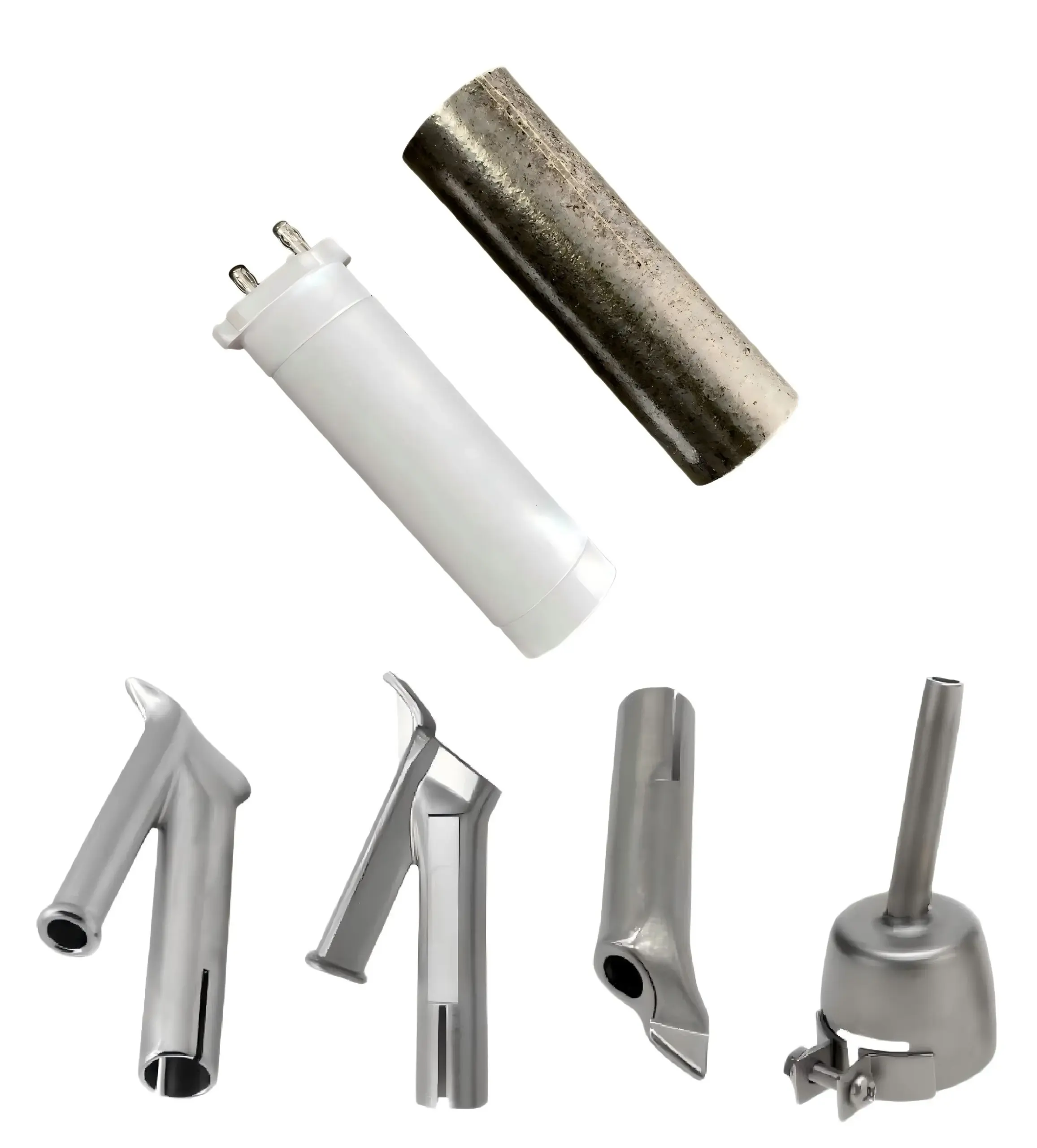 Stainless steel speed welding nozzles, ceramic heating core, and mica tube for 1600W hot air welder