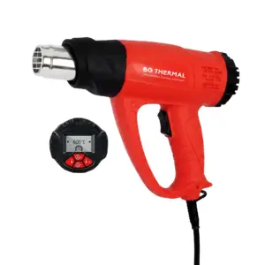 BG Thermal 1800W Heavy-Duty Digital Heat Gun with Variable Temperature Control