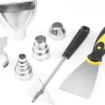 BG Thermal universal heat gun accessories kit with stainless steel nozzles and scraper tool