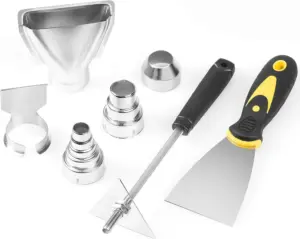 BG Thermal universal heat gun accessories kit with stainless steel nozzles and scraper tool